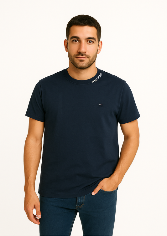 Tommy Hilfiger Tee (Red, Navy Blue, Gray & White)