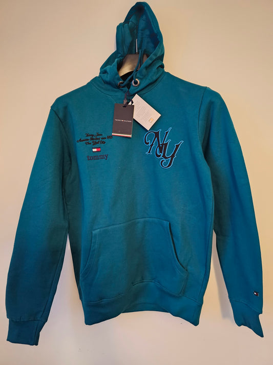 Embroidery Hoodie Duble Side  Green